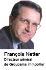 Franois NETTER est appelé  remplacer Jean-Louis Brunet au poste de Directeur général de Groupama Immobilier