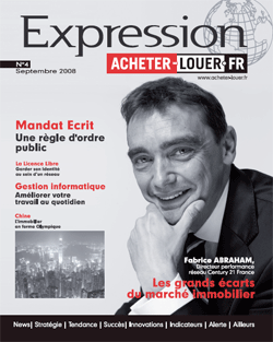 Couverture magazine expression numero 4 - Immobilier :  Tout l'immobilier avec Acheter-louer.fr